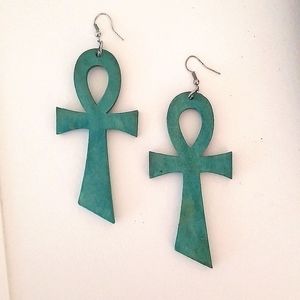Ankh Earrings